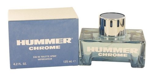 Perfume Hummer Chrome para hombre Edt 125ml - Original