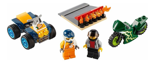 Blocos de montar LegoCity Stunt team 62 peças em caixa