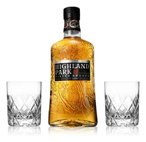 Comprar Whisky Highland Park 12 Años 700ml + 2 Vasos Tallados