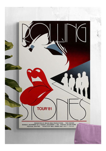 The Rolling Stones Tour '81 Poster (30 X 45 Cms)