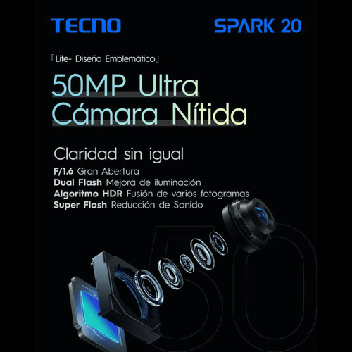 Tecno Spark 20 Dual Sim 256 Gb 8 Gb Ram