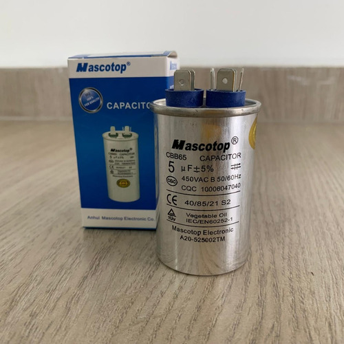 Capacitor Mascotop 5uf 450 V