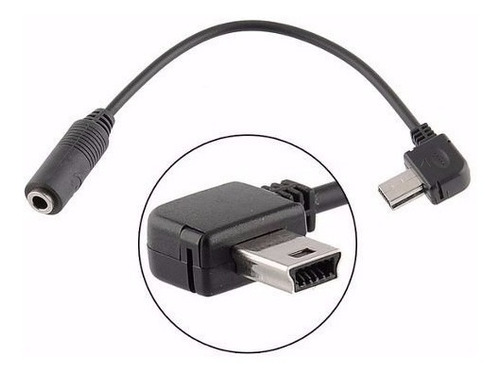 Cabo Adaptador Mono Microfone Gopro Hero 3,5mm X Mini Usb