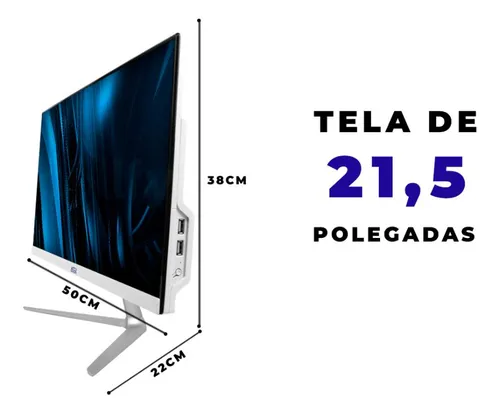 Computador All In One Win10 Ddr3 8gb Pc 21,5'' I5 256gb Fhd Computador All In One Win10 Ddr3 8gb Pc 21,5'' I5 256gb Fhd