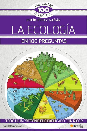 La ecología en 100 preguntas, de Rocío Pérez Gañán. Editorial Nowtilus, tapa blanda en español, 2022