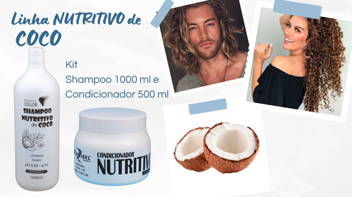 Kit Dia À Dia -coco- Shampoo 1l+ Máscara 500g Mairibel