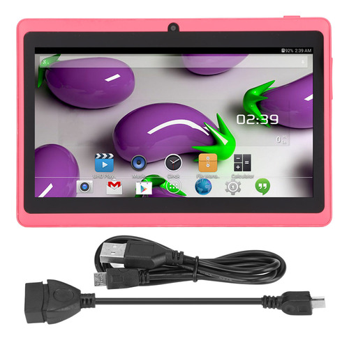 Pink Kid Tablet 7 Pulgadas, Cuádruple Cpu, Protección Ocular