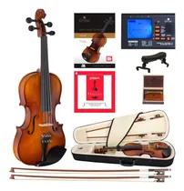 Comprar Set De Violín Para Zurdos Tamaño Completo 4\u002F4 De Madera