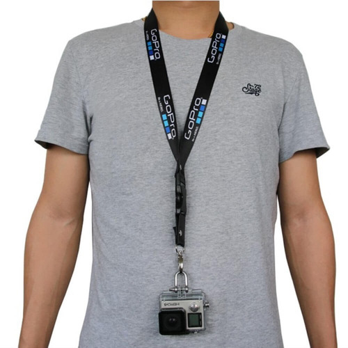 Cordão Alça De Pescoço Para Câmeras Gopro Hero Sjcam Xiaomi
