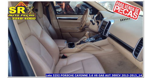 Sucata Porsche Caye 3.6 V6 Gas Aut 300cv 2013 Blindada Pecas