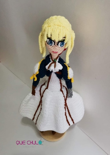 Muñeco Tejido Personalizado Violet Evergarden