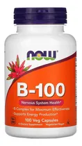 Comprar Now Foods Vitamina B-100, 100 Vcaps Sabor Sin Sabor