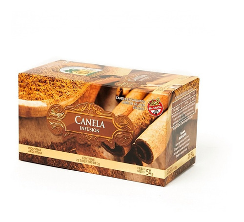 Imagen 2 de 3 de Té De Canela Hierbas Del Oasis Pack X 3 Cajas