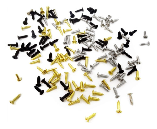 150pcs Tornillos De Montaje Golpeador De Guitarra Eléc...