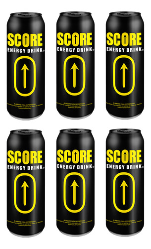 Bebida Energética Score Clásica, 500ml - 6 Unidades