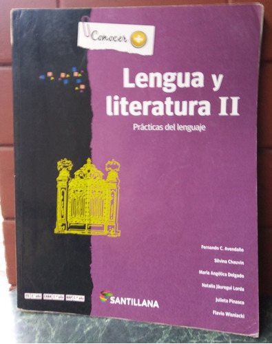 Lengua Y Literatura 2 Práctica Lenguaje Santillana Conocer +