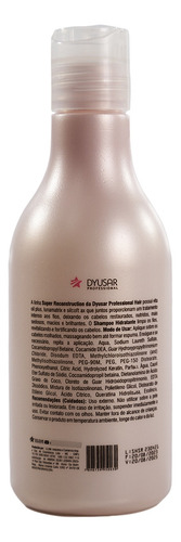 Kit 2 Shampoos Reconstrução Cabelo Ressecado Profissional