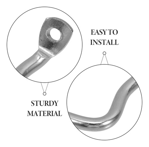 6 Asas Desmontables De Acero Inoxidable Para Ollas, Lado Ext