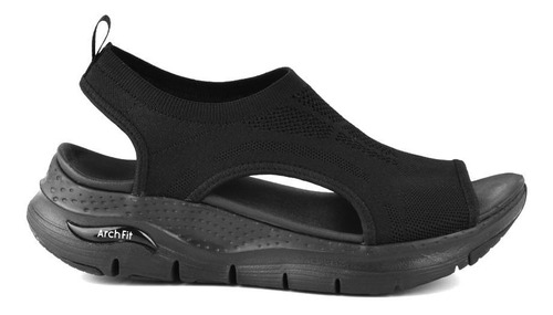 Sandalia Deportiva Casual Skechers Arch Fit City Catch Black