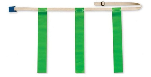 Cinturones De Futbol Con Bandera De Tres Hilos, Verde, Xl (
