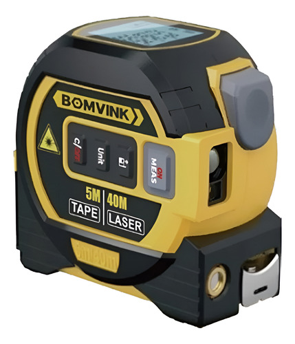 Trena Digital 3 Em 1 Com Fita Métrica Resistente Laser E Ar