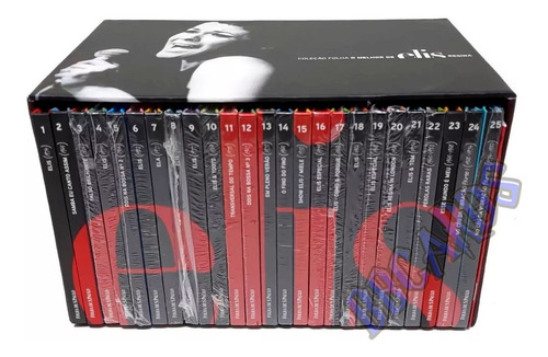 Box Coleção Folha O Melhor De Elis Regina 25 Cds Livretos