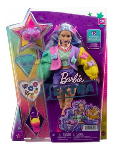 Barbie Extra Mattel  Original # 20 Con 15 Accesorios 