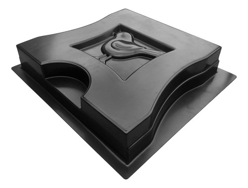 Pedra De Passo Concreto De Diy Do Molde Preto Do Pé Do Banco