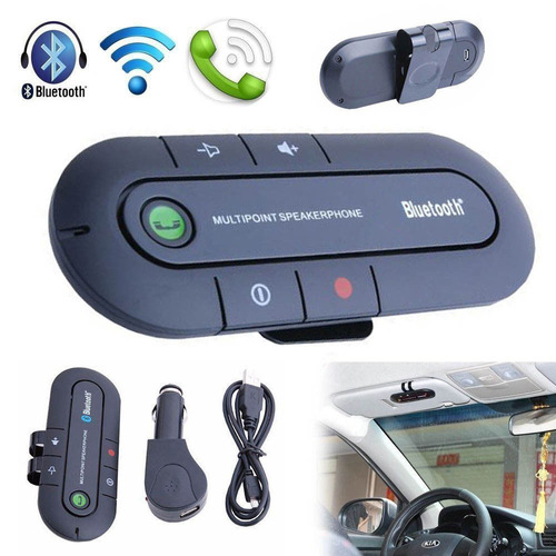 Coche De Manos Libres Bluetooth Multipunto Inalámbrico Kits