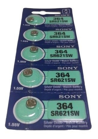 Sony Sr621sw 364 Pilas De Boton 10 Unidades