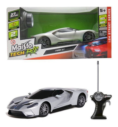 Carrinho Controle Remoto Street Series 1/24 Maisto Tech R/c Cor Ford GT R/C