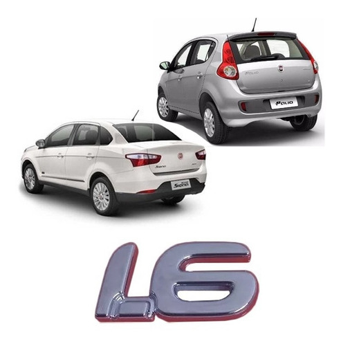 Emblema 1.6 Fiat Grand Siena Palio 2012/ Fiat 100201495