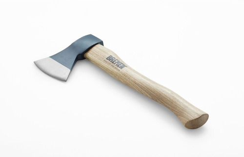 Imagen 2 de 4 de Hacha De Mano 800 Grs Acero Forjado Cabo Madera Bremen 7064