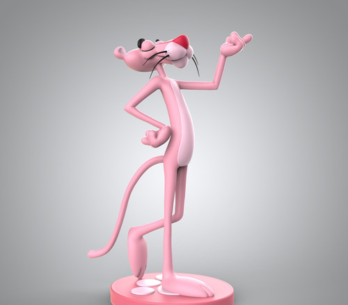 Figuras 3d La Pantera Rosa De Friz Freleng