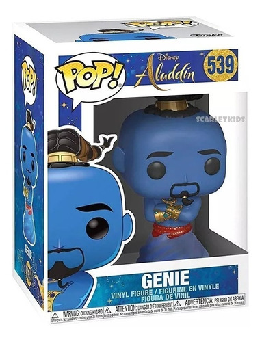 Funko Pop Aladdin Genie 539 Original Disney