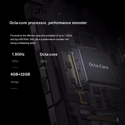 Doogee S60 4/32gb Bateria: 5580 Mah Smartphone Robusto Ip68
