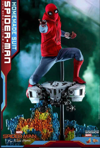 Spider-man Homemade Suit 1/6 Far From Home Hot Toys Mms552