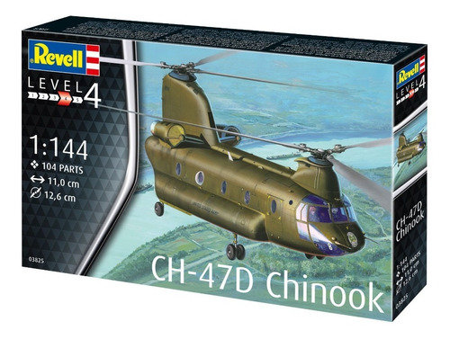 Ch-47d Chinook By Revell # 3825   1/144