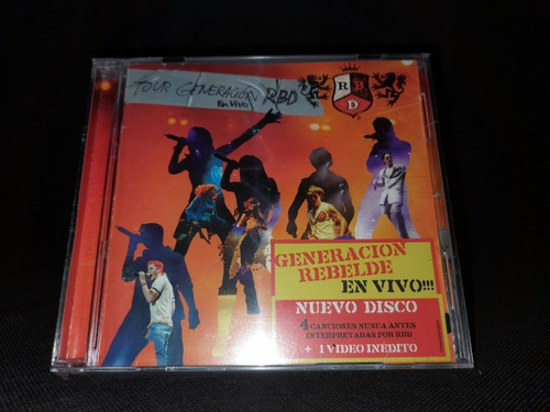 Rbd Tour Generación En Vivo Cd Original Colombia Pop Nuevo