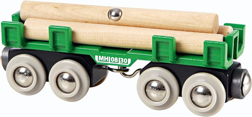 Carro De Carga De Madera Brio World 33696, 4 Piezas