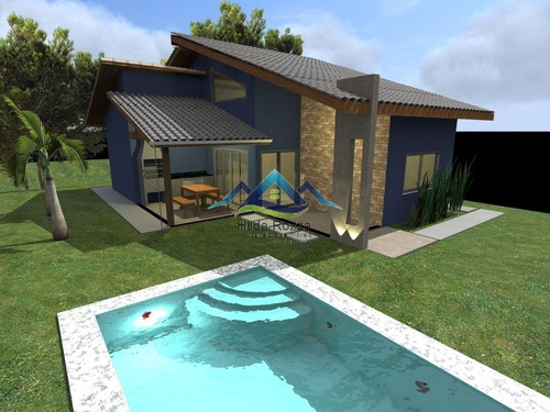 Imagem 2 de 15 de Chacara Com 2 Dorm, Piscina E Area Gourmet - V-1161