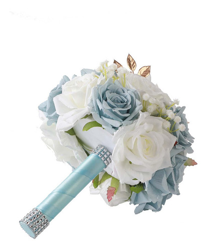 Bouqueto Bouques Boda Flor Flor Artificial Ancho De 22 Cm