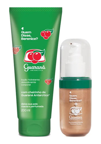 Combo Guaraná Antarctica: Iluminador Líquido+loção Corporal