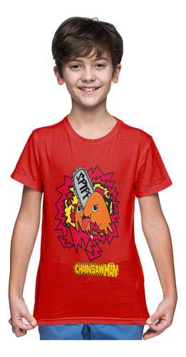 Playera Para Niños Pochita Chainsawman