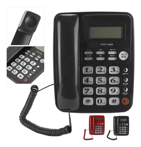 Teléfono De Casa, W520 Teléfono De Identificación Casa Bus F