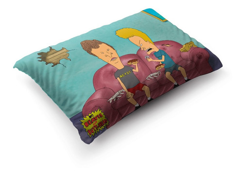 Imagen 4 de 5 de Funda De Almohada Beavis & Butthead 70x45cm Vudú Love