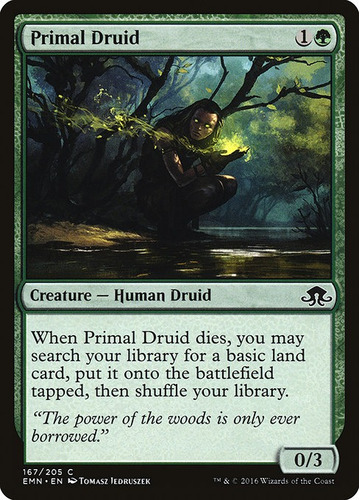 Cartas Magic Primal Druid Nm Emn Mtgbsas