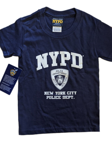 Remera Nypd Kids Offically Licensed - A Pedido_exkarg