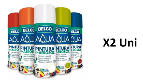 Pintura En Aerosol Satinado Belco X2 Uni - Ynter Industrial