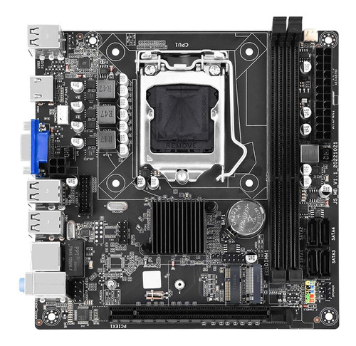 Placa Base H61s Lga 1155 Cpu Compatible Con Placa Base Para